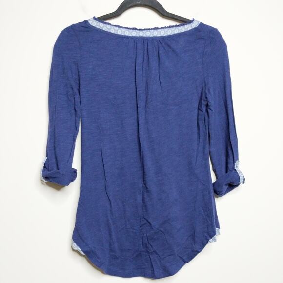 Anthropologie Postmark Henley Top - Size XS - EUC - Picture 5 of 8